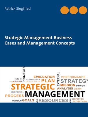 cover image of Strategic Management Business Cases and Management Concepts